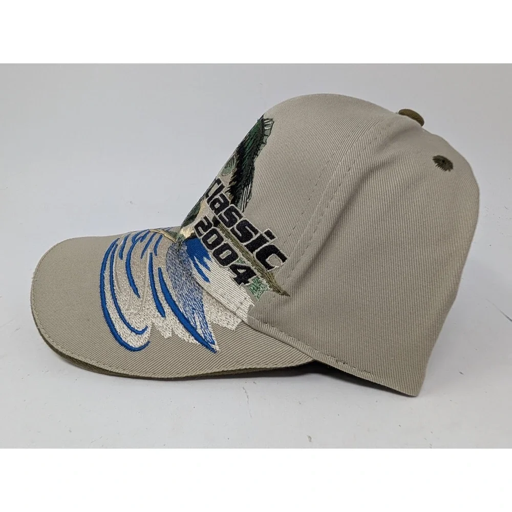 VINTAGE Bass Pro Shops Hat Cap Strap Back Mens One Size 2004 Classic Big Logo